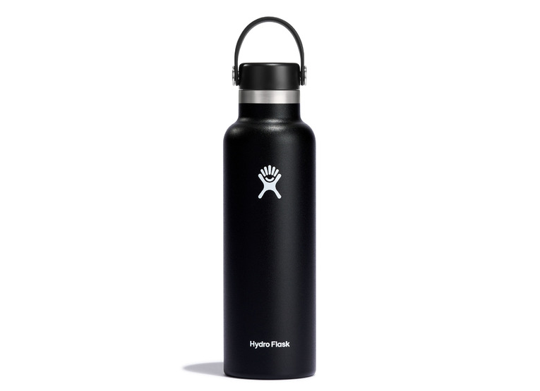 Hydro Flask standard flex cap drinkfles 621ml zwart