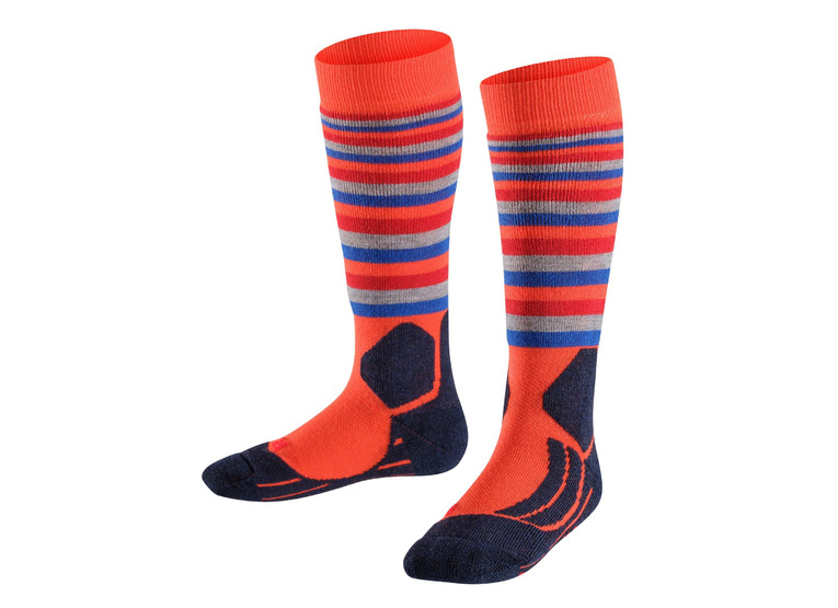Falke skisokken SK2 trend oranje KIDS