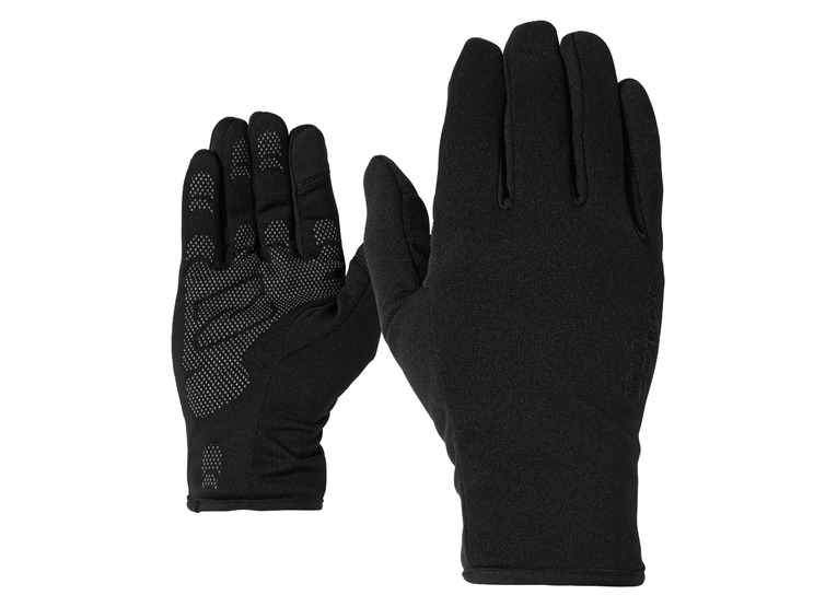 Ziener innerprint touch glove multisport zwart heren