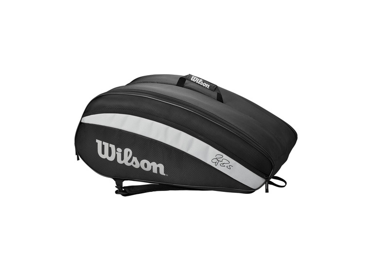 Wilson Roger Federer Team 12 pack zwart unisex