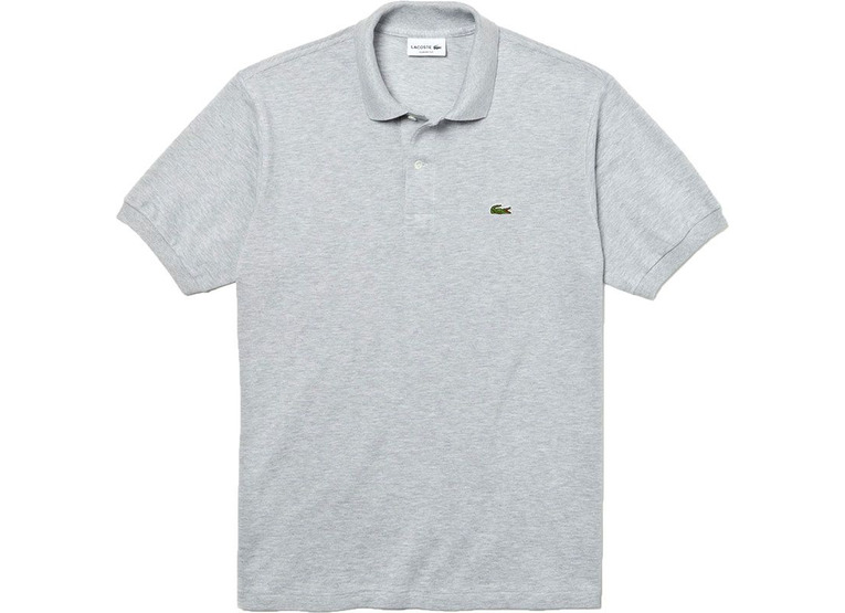 Lacoste gechineerde polo grijs heren