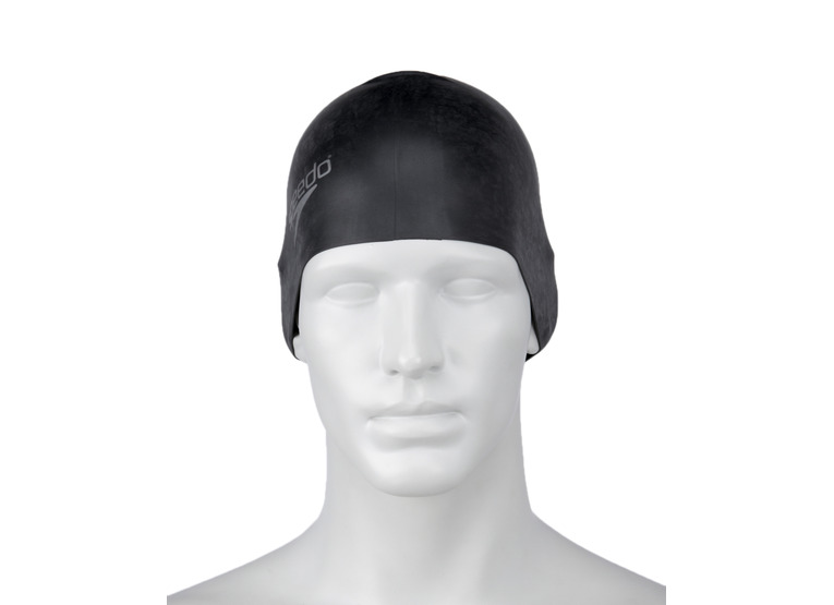Speedo Long Hair silicone badmuts zwart