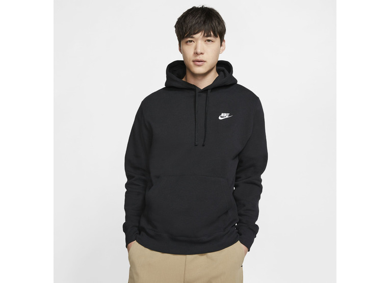 Nike Sportswear Club fleecehoodie zwart heren