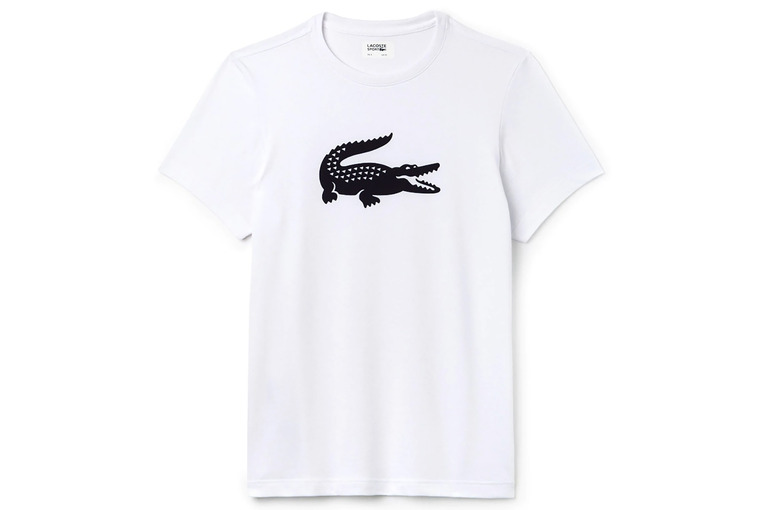 Broek verticaal extase Lacoste t-shirts kledij - wit , online kopen in de webshop van Delsport |  36038025