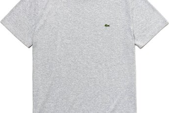 Lacoste T-shirt met ronde hals grijs heren