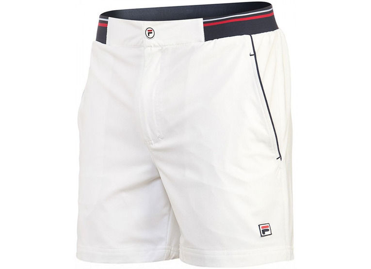 Fila tennisshort Stephan wit heren