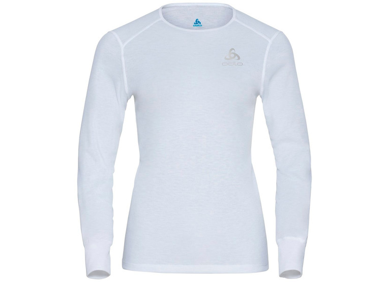 Odlo crew neck LS active warm eco basislaagtop wit dames