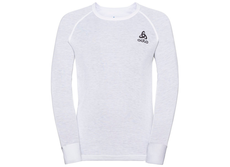 Odlo crew neck active warm eco basislaagtop wit KIDS