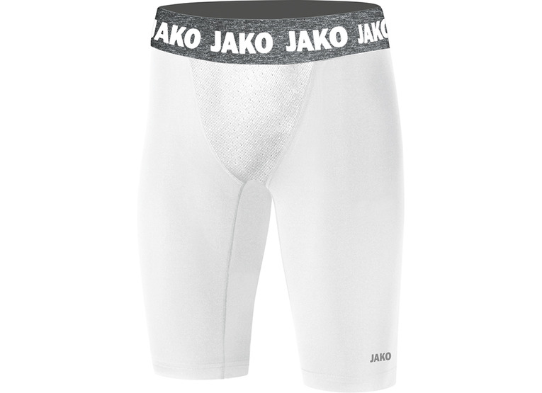 Jako short tight compressiebroek wit heren