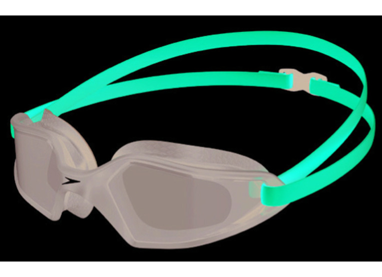 Speedo Hydropulse chloorbril zwart/rood unisex