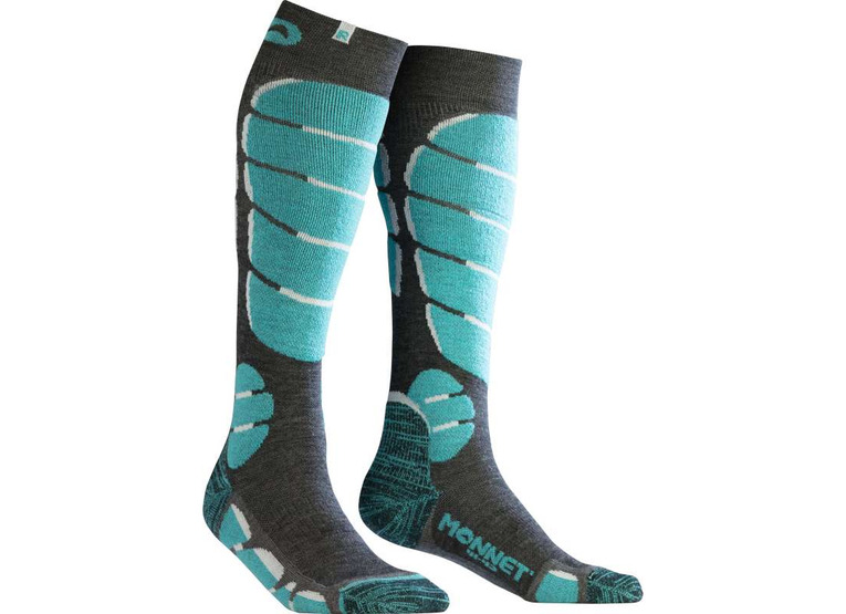 Monnet ski medium skisokken blauw unisex