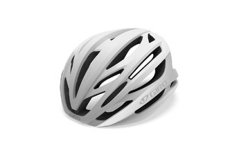 Giro Syntax fietshelm mat wit/zilver unisex