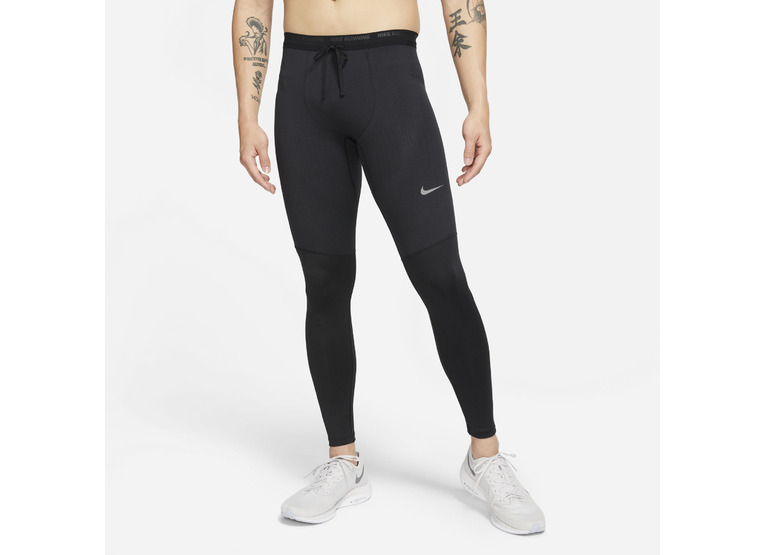 Nike phenom elite running tight zwart heren