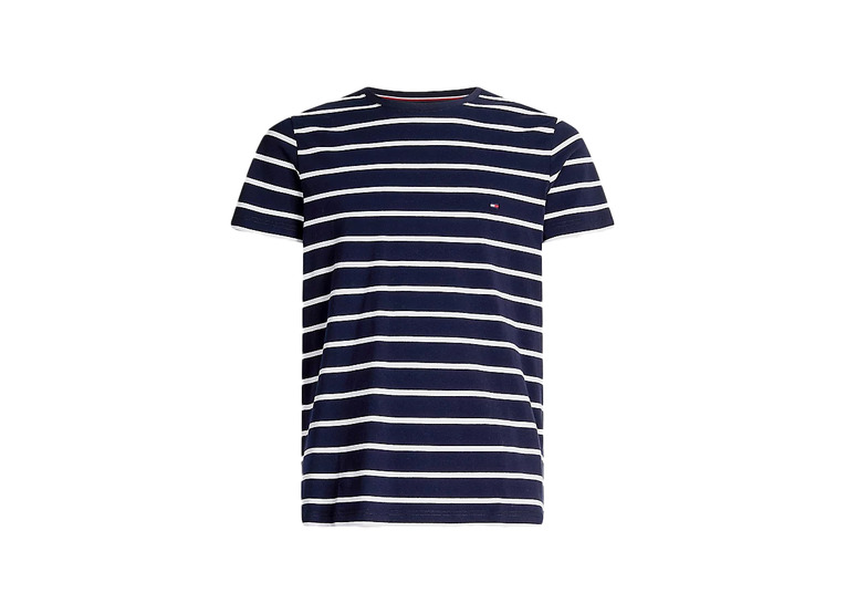 Tommy Hilfiger slim fit T-shirt wit/navy heren