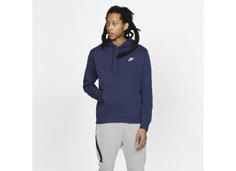 Nike Sportswear Club fleecehoodie blauw heren