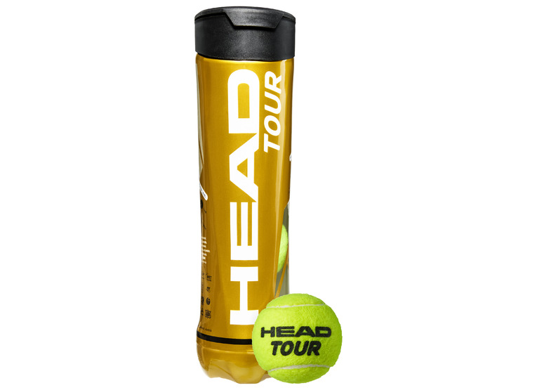 Head Tour tennisballen (4 stuks) geel