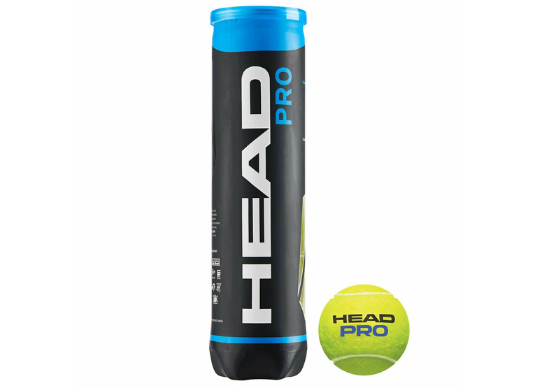 Head Pro tennisballen (4 stuks) geel/blauw