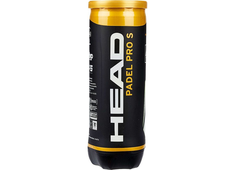 Head Padel Pro S padelballen (3 stuks) geel