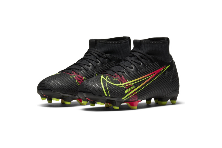 nike mercurial geel zwart
