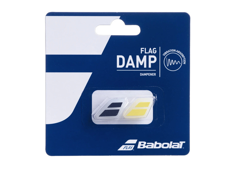 Babolat flag damp X2 zwart/geel