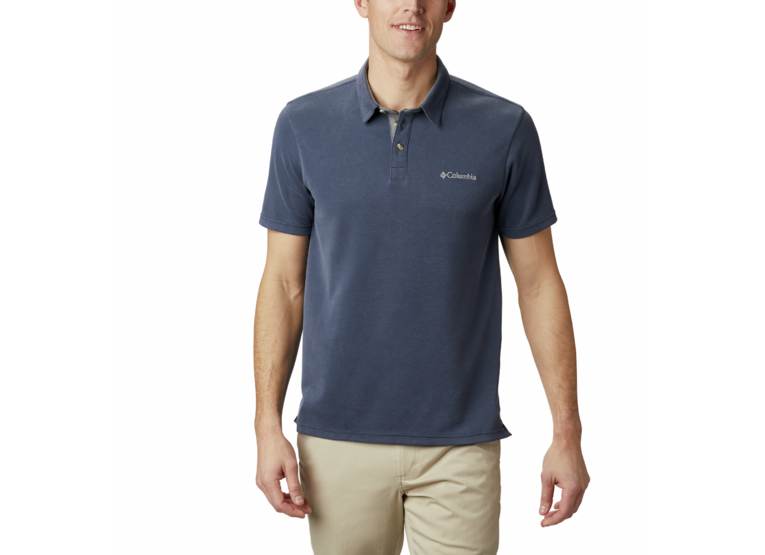 Columbia Nelson Point polo blauw heren