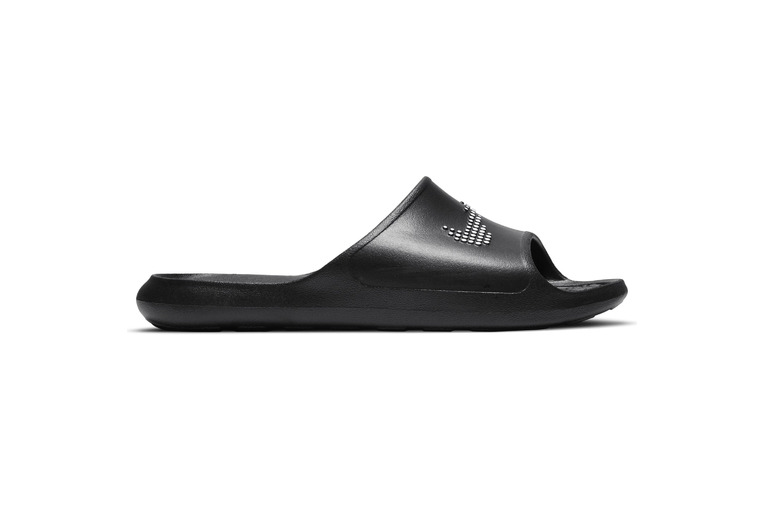 Nike badslippers online zwart