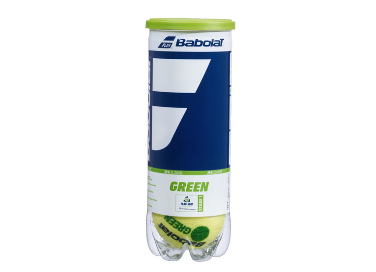 Babolat Green X3 tennisballen - 3 stuks