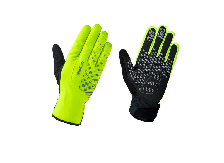 GripGrab Ride HiVis Waterproof Winter fietshandschoen fluo geel unisex