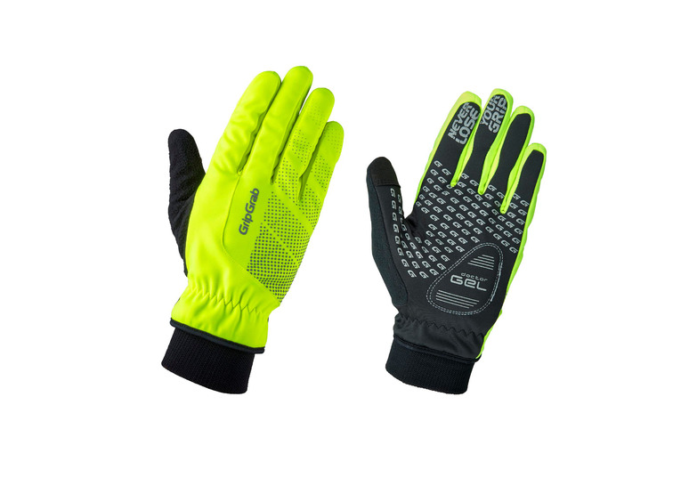 GripGrab Ride Hi-Vis Windproof Winter fietshandschoen fluo geel unisex