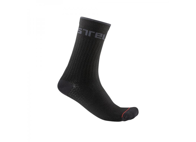 Castelli Distanza 20 winter fietssokken zwart heren