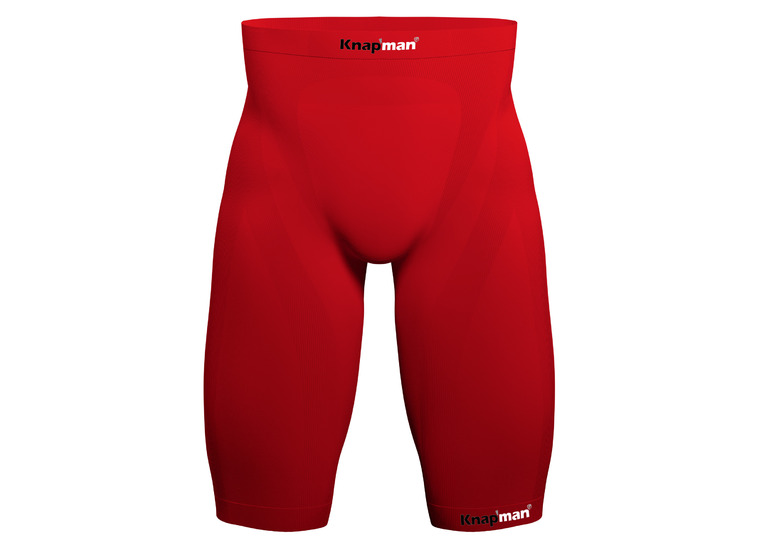 Knap'man zoned compressieshort USP 45% rood heren