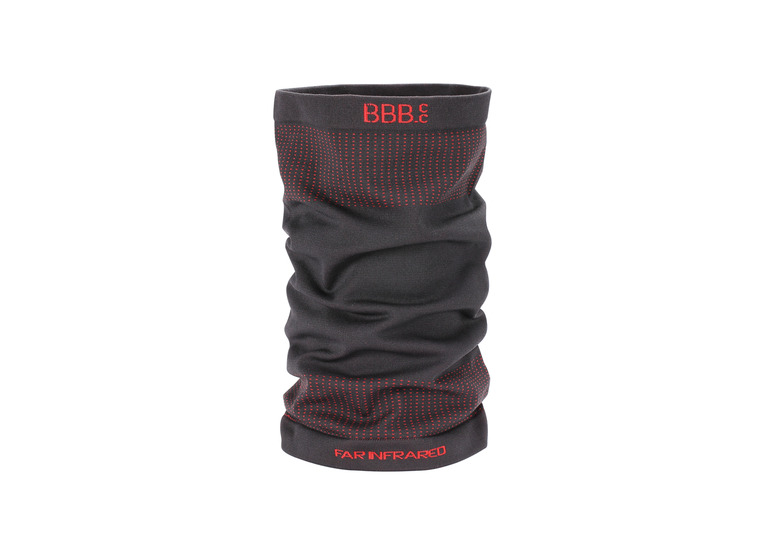 BBB BBW-492 FIRneck fietssjaal zwart/rood unisex