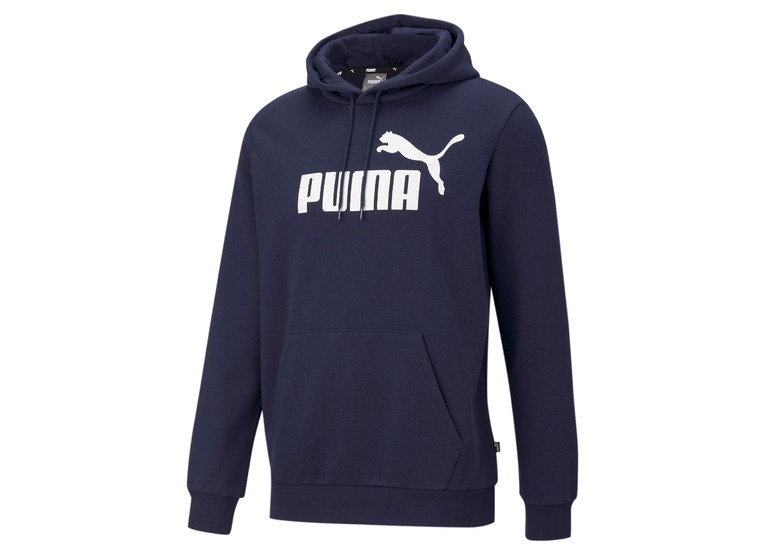 Puma Essential hoodie met groot logo blauw heren