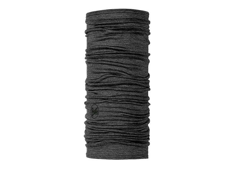 Buff Merino lightweight nekwarmer solid grey unisex