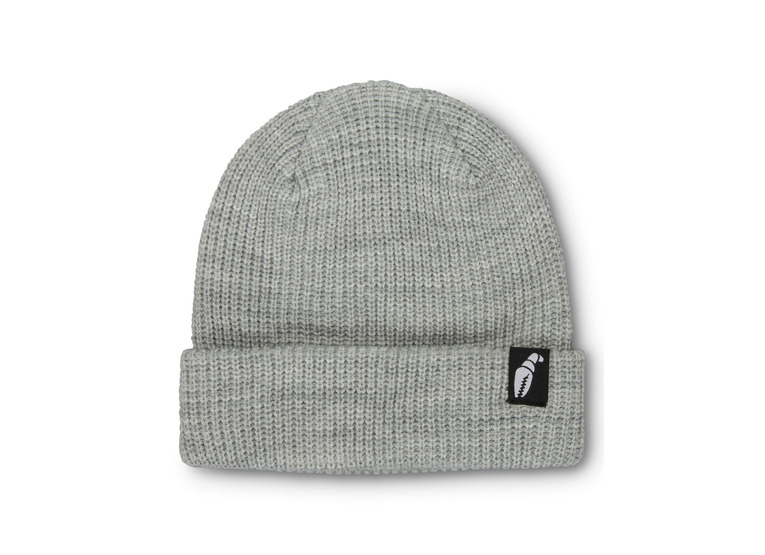 Crab Grab Claw label beanie heather grey unisex
