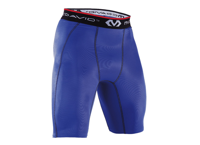 McDavid compressieshort royaal blauw heren