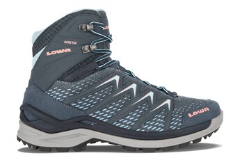 Lowa INNOX PRO GTX MID wandelschoen steel blue/salmon dames