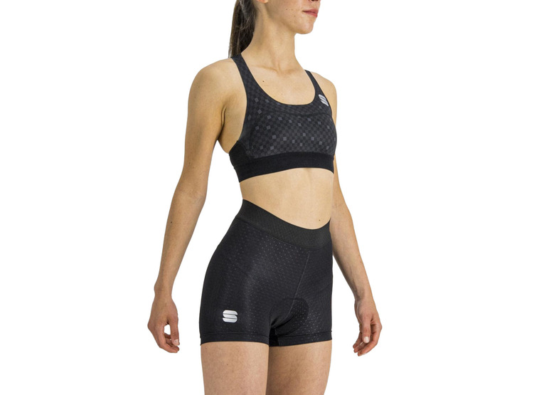 Sportful cycling ondershort zwart dames