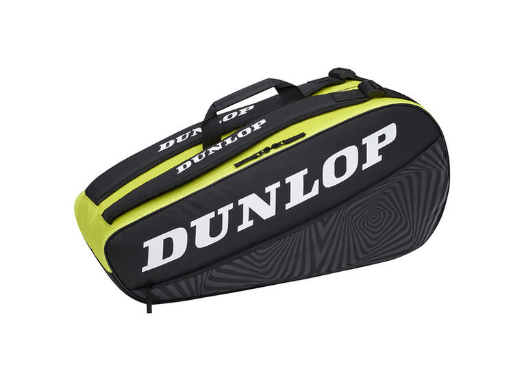 Dunlop SX Club 6 racket bag zwart/geel