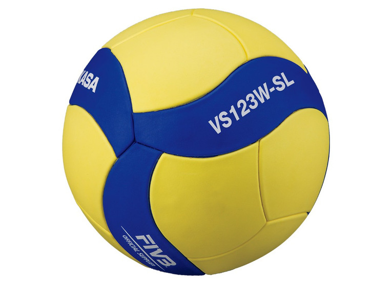 Mikasa volleybal VS123W-SL geel/blauw - maat 5