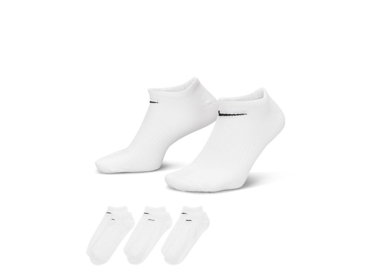Nike Everyday Lightweight No-Show trainingssokken wit(3 paar)