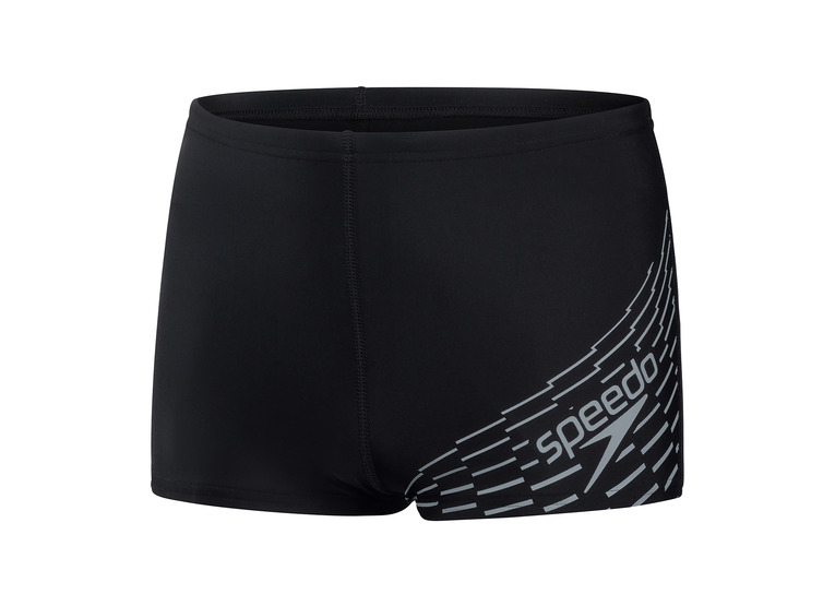 Speedo Medley logo zwembroek zwart/ardesia KIDS