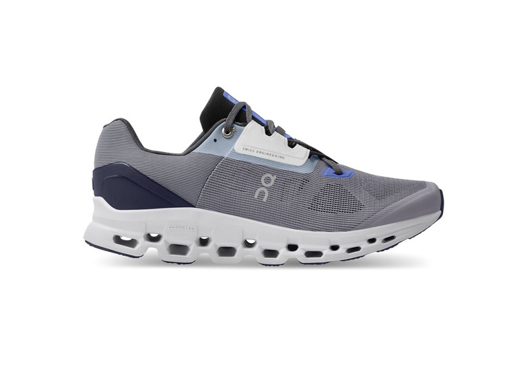 On Cloudstratus loopschoen fossil/midnight heren