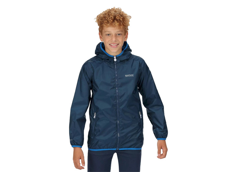 Regatta Lever II Waterproof packaway regenjas pacific groen KIDS
