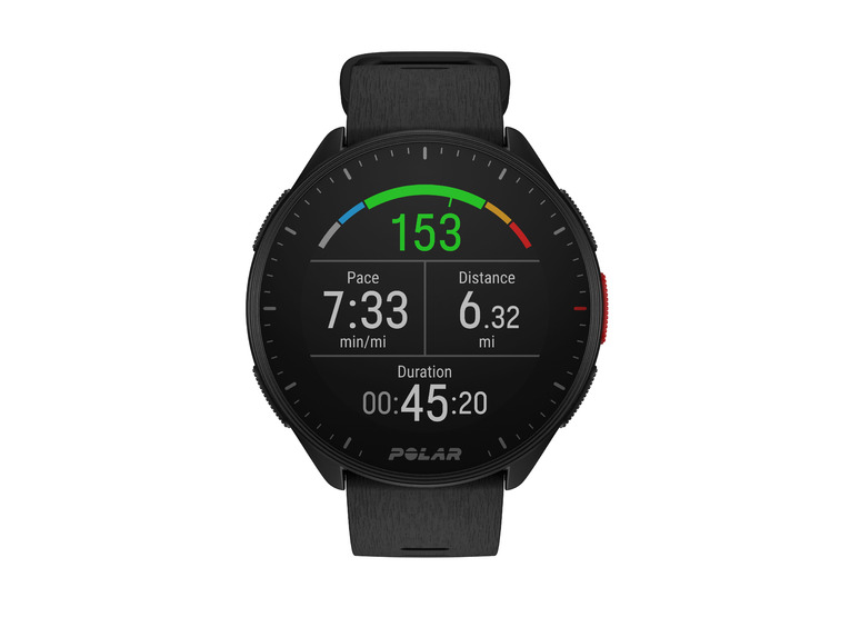 Polar Pacer GPS hardloophorloge night black maat S-L