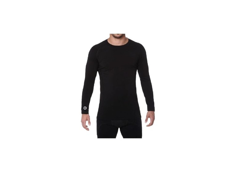 Elite long sleeve compression shirt zwart heren