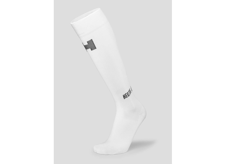 Herzog PRO Sport Compressiekousen KORT wit unisex