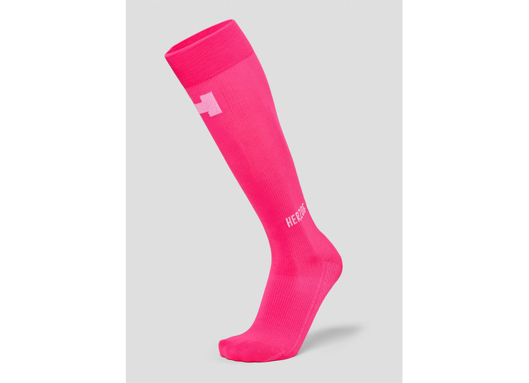 Herzog PRO Sport Compressiekousen LANG roze unisex