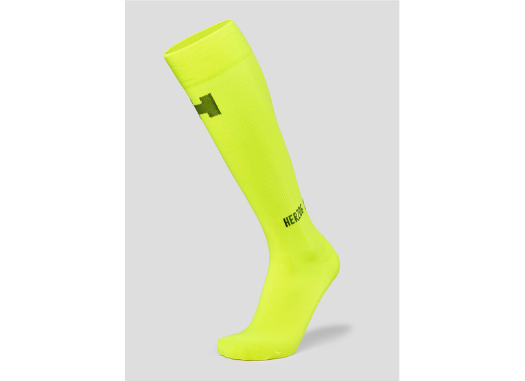 Herzog PRO Sport Compressiekousen LANG geel unisex