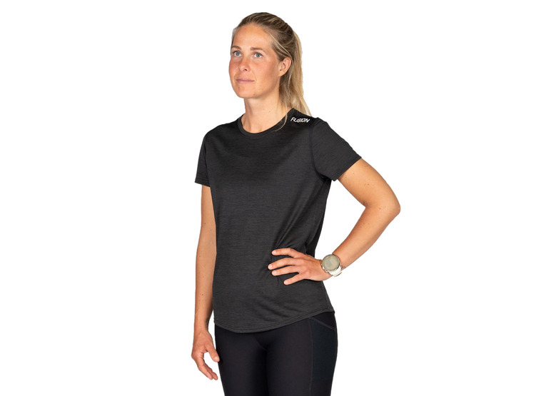 Fusion C3 T-shirt zwart dames